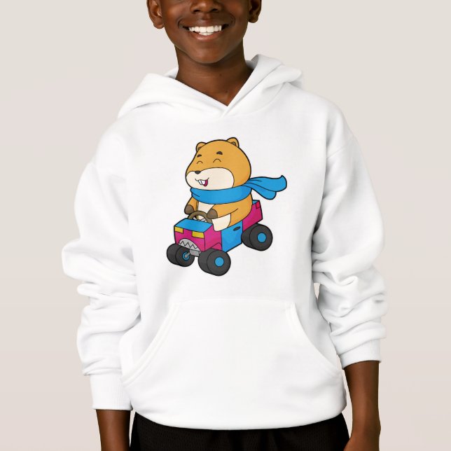 Hamster Car T Shirt (Framsida)