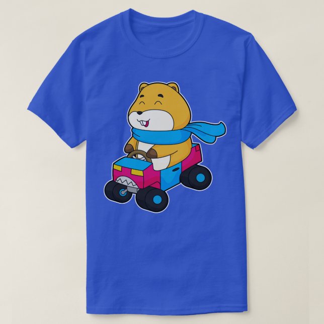 Hamster Car T Shirt (Design framsida)