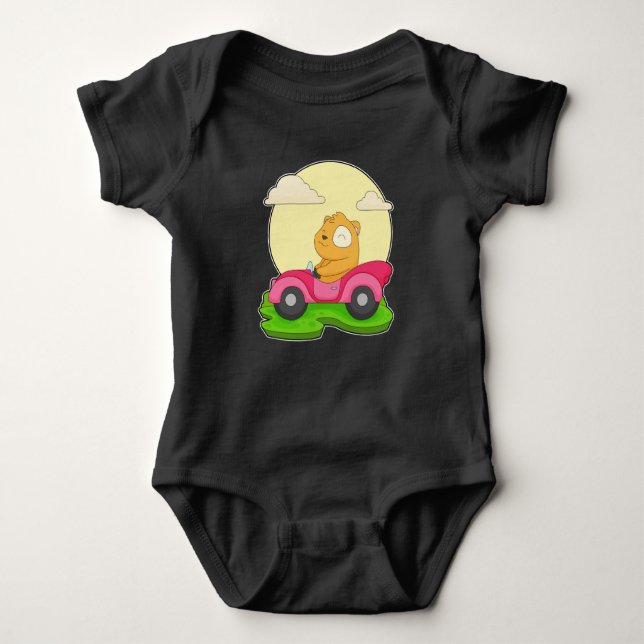 Hamster Car T Shirt (Framsida)