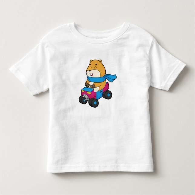 Hamster Car T Shirt (Framsida)