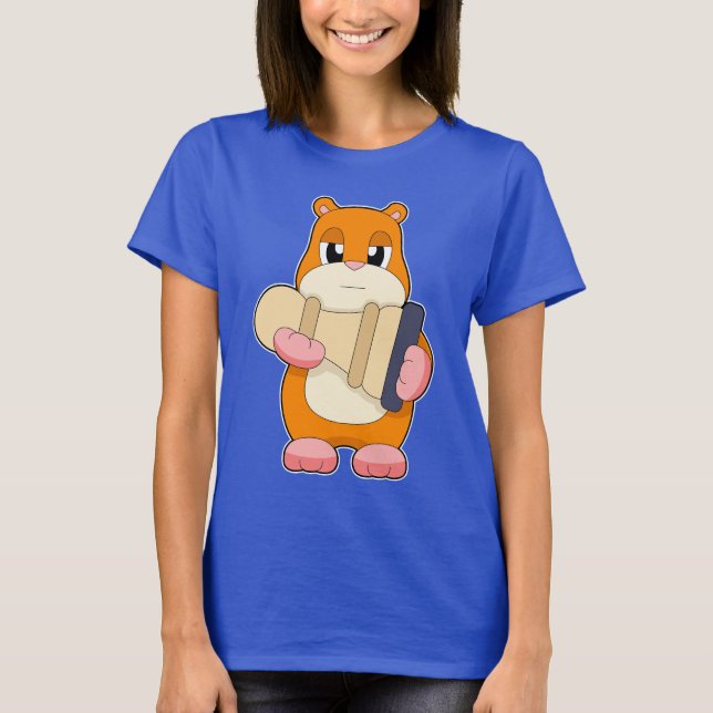 Hamster Chess biet Pawn Chess T Shirt (Framsida)