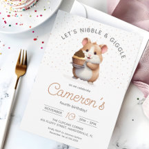 Hamster, Chocolate Cupkaka Barns födelsedag