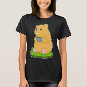 Hamster Coffee Kopp T Shirt