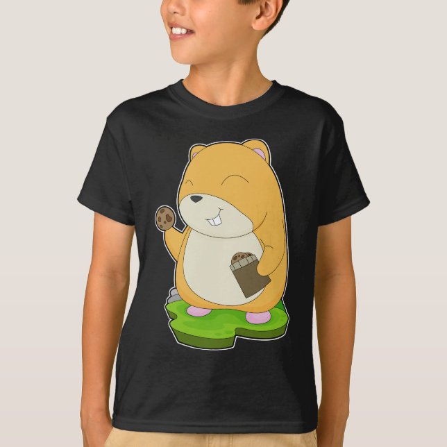 Hamster Cookies T Shirt (Framsida)