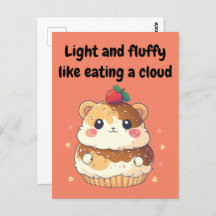 Hamster Cream Puff - Light and Fluffy