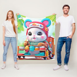 Hamster Delivery Hero Fleecefilt