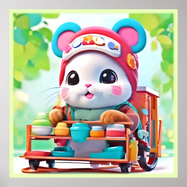 Hamster Delivery Hero Poster (Framsidan)
