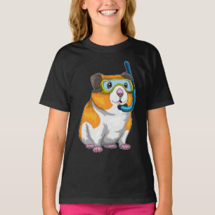 Hamster Diver Snorkel Diving T Shirt