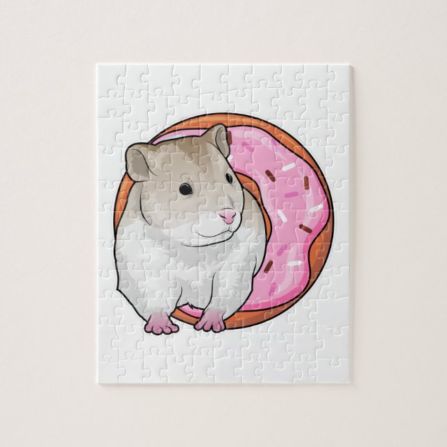Hamster Donut Pussel (Vertikal)