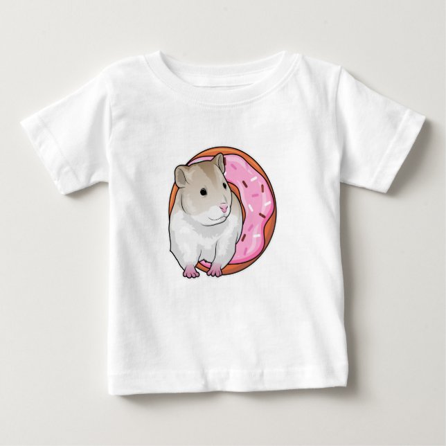 Hamster Donut T Shirt (Framsida)