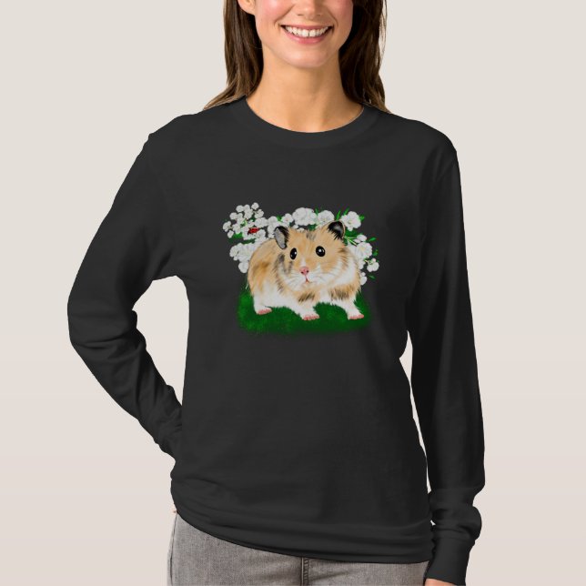 Hamster dwarf hamster girls women children  1 t shirt (Framsida)