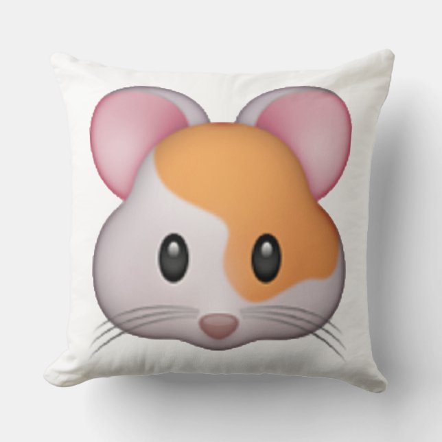 Hamster - Emoji Kudde (Framsida)