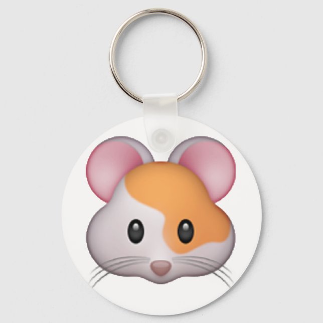 Hamster - Emoji Nyckelring (Framsida)