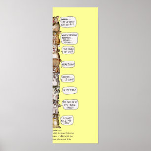 Hamster Emotional Vibrational Poster Skriv ut