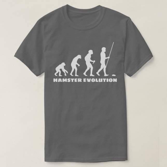 Hamster Evolution T Shirt (Design framsida)