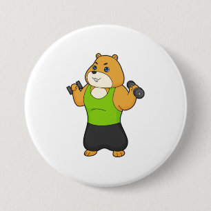 Hamster Fitness Dumbbell Knapp