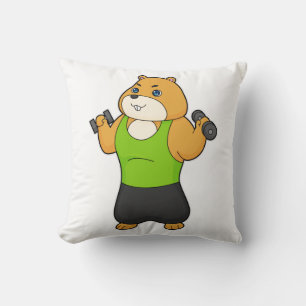 Hamster Fitness Dumbbell Kudde
