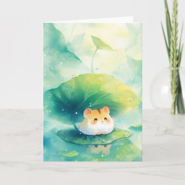 Hamster Flytande Rolighet Kort (Framsida)