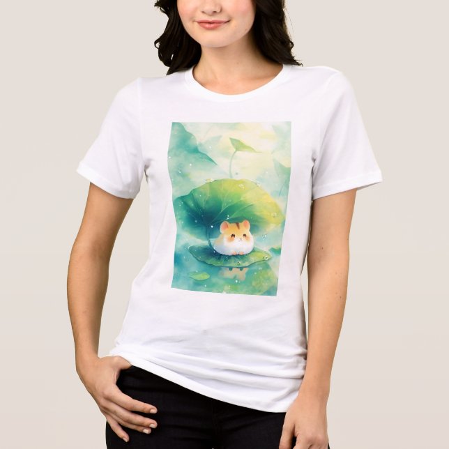 Hamster Flytande Rolighet T Shirt (Framsida)