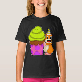 Hamster Födelsedagskuppkaka T Shirt
