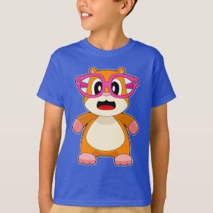 Hamster Glasses T Shirt