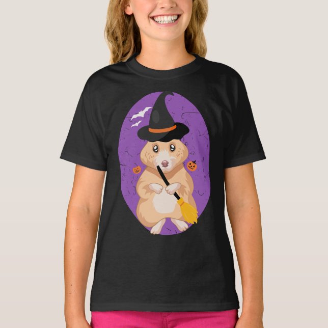 Hamster Halloween Costume T Shirt (Framsida)