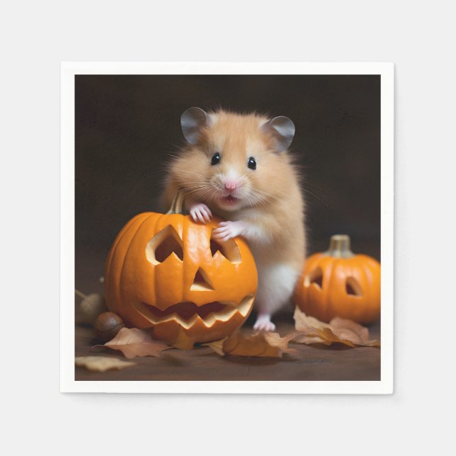 Hamster Halloween Pappersservett (Framsidan)