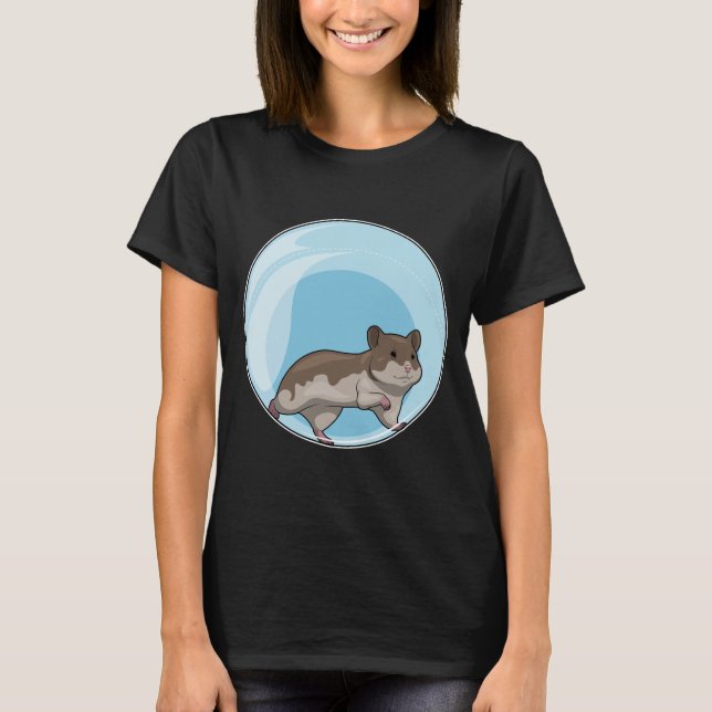 Hamster Hamster boll T Shirt (Framsida)