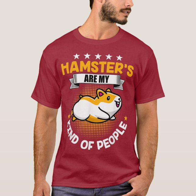 Hamster Hamster Gifts for Hamster Älskare T Shirt (Framsida)
