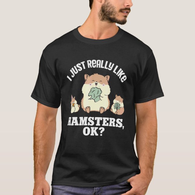 Hamster Hamster T Shirt (Framsida)