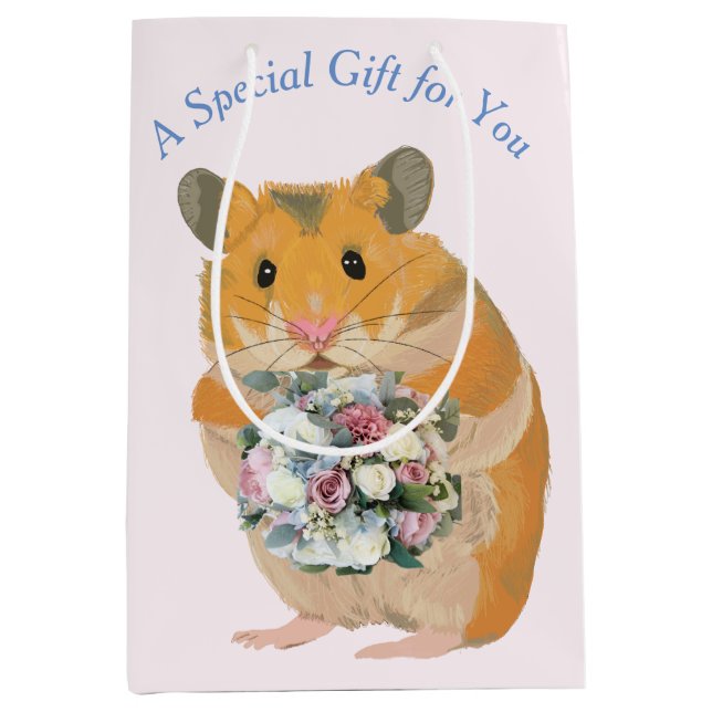 Hamster har en bouquet editable Valentine's (Framsidan)
