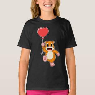 Hamster Heart Balloon T Shirt