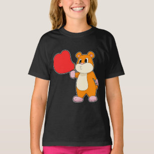 Hamster Heart Soap- bubblor T Shirt