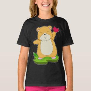 Hamster Heart T Shirt