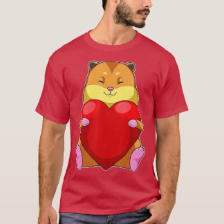 Hamster Heart T Shirt