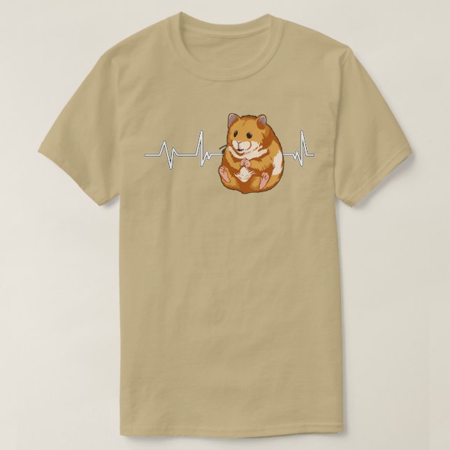 Hamster Heartslag 1 T Shirt (Design framsida)
