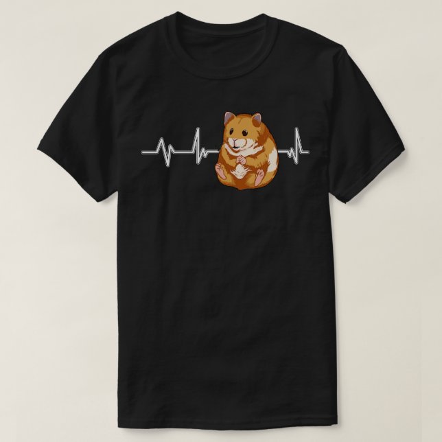 Hamster Heartslag T Shirt (Design framsida)