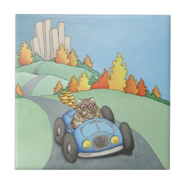 Hamster Helg Getaway Ceramic Tile Kakelplatta
