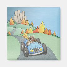 Hamster Helg Getaway Magnet