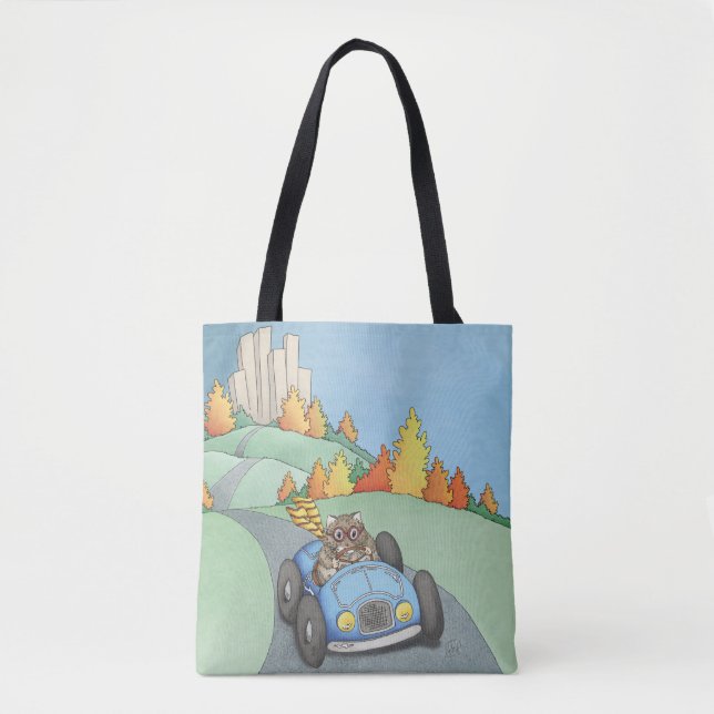Hamster Helg Getaway Tote Bag Tygkasse (Framsida)