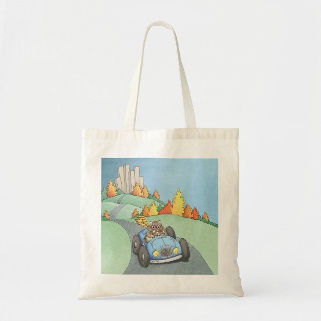 Hamster Helg Getaway Tote Bag Tygkasse (Framsidan)