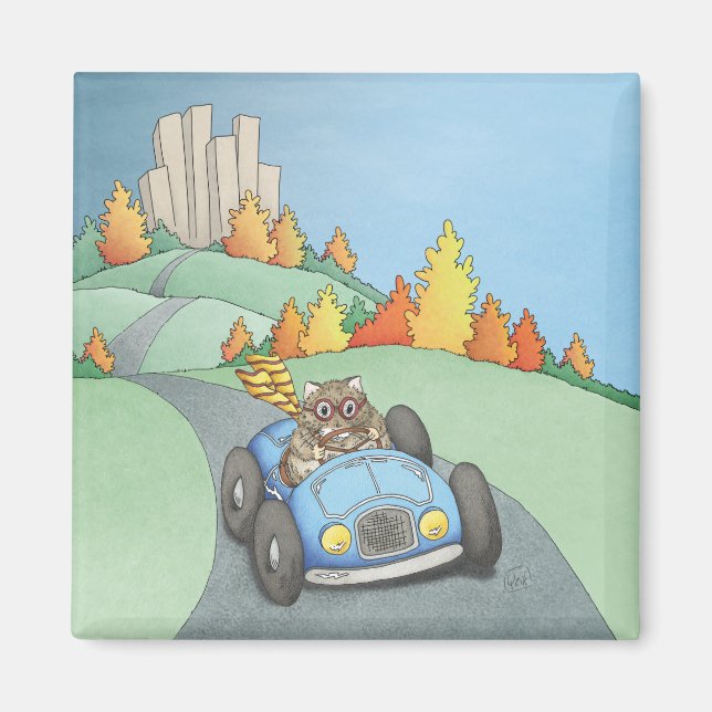 Hamster Helgutflykt Magnet (Framsidan)