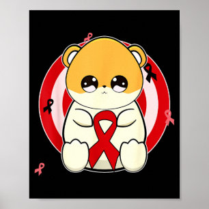 Hamster Hjärt Sjuka Medvetenhet Månad Poster