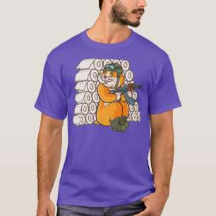 Hamster Hoarding Toilet Papper Funny TP-brist T Shirt