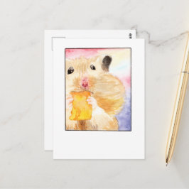 Hamster Husdjur Självporträtt- DNM Postkort Vykort