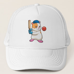 Hamster i Cricket med Cricket fladdermus & Cap Keps