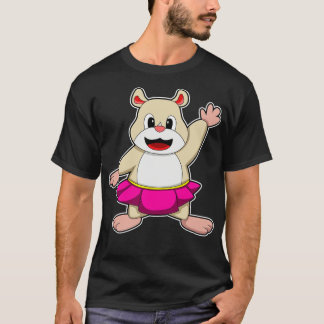 Hamster i Dance med Skirt T Shirt