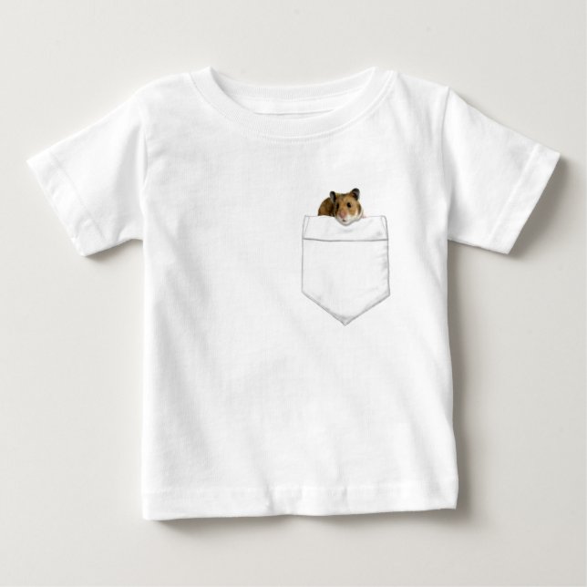 Hamster i fickan t shirt (Framsida)