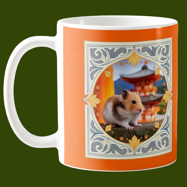 Hamster i Kiyomizu Temple i Kyoto Japan Kaffemugg (Skapare uppladdad)