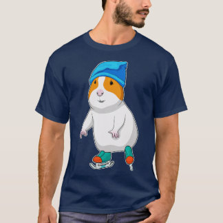 Hamster Ice Skating Ice Skates T Shirt